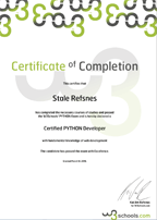Python Сертификат