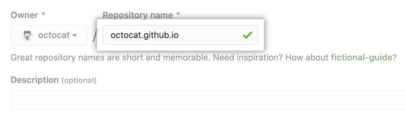Надати ім’я створеному репозиторію на GitHub