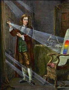 Сер Ісаак Ньютон. Теорія кольорів