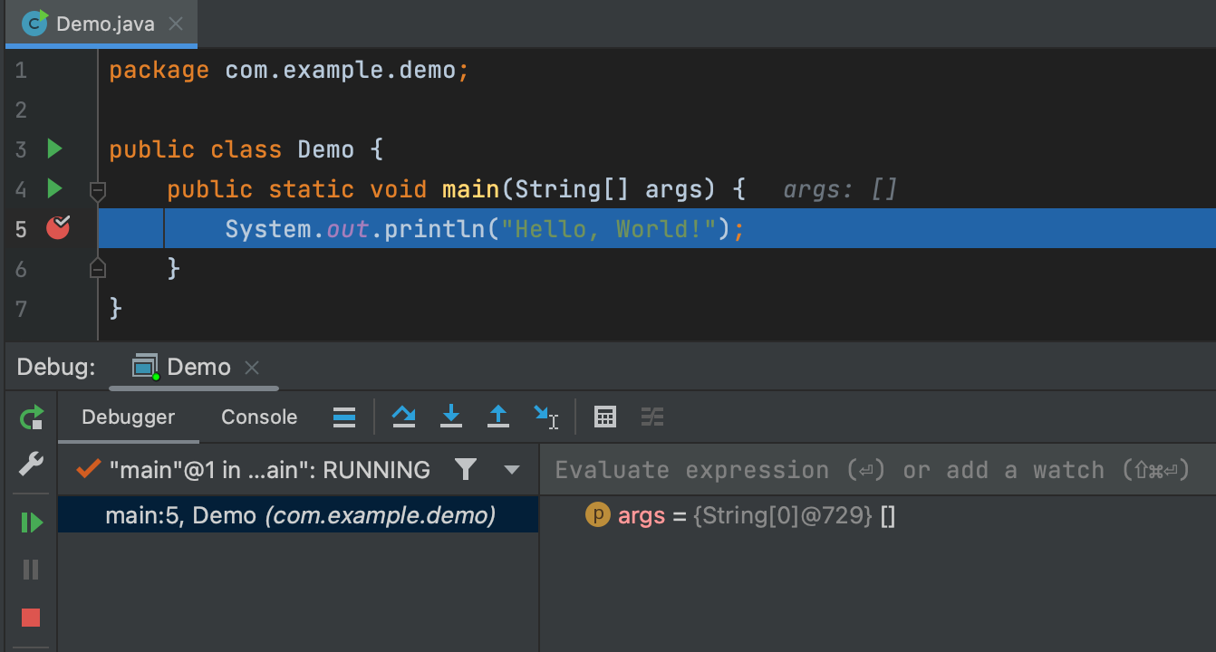 IntelliJ Debugger