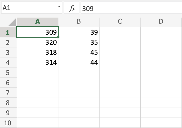Moving cells in Excel