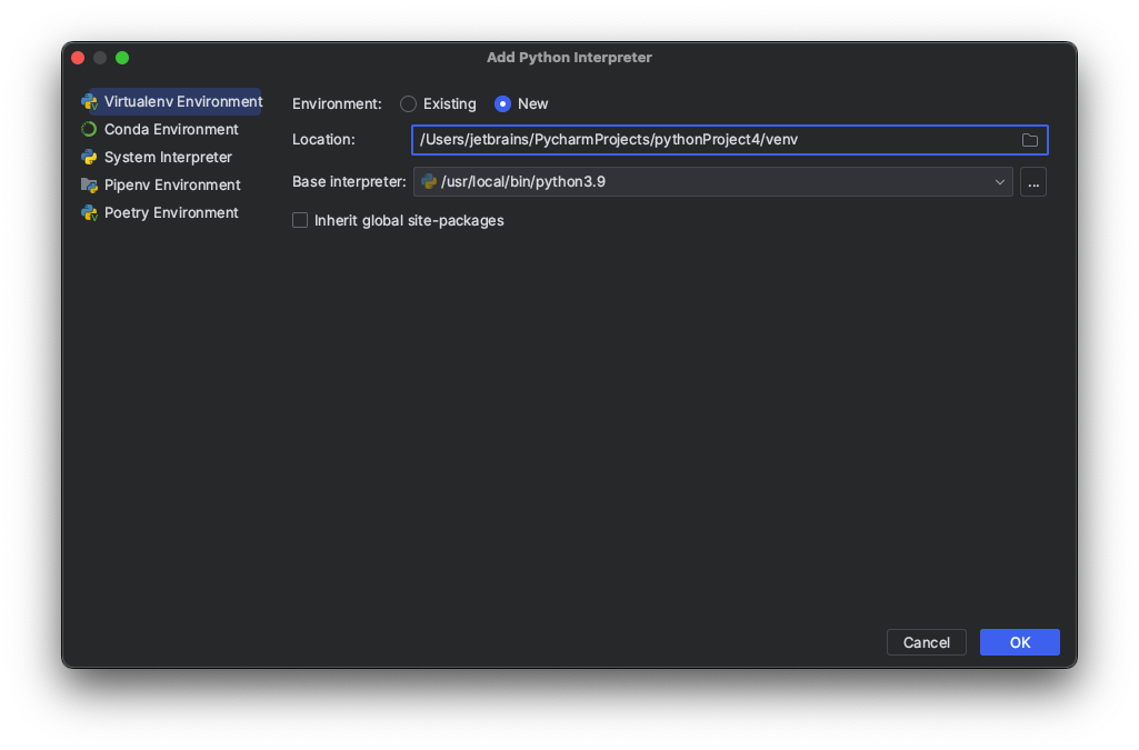 Pycharm Basics. Add Interpreter