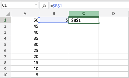 Addition Operator in Excel