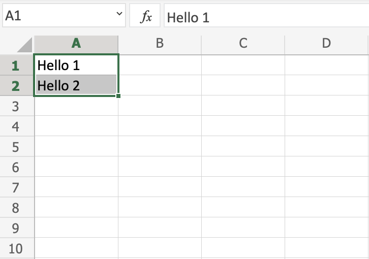 Combining Words and Letters in Excel