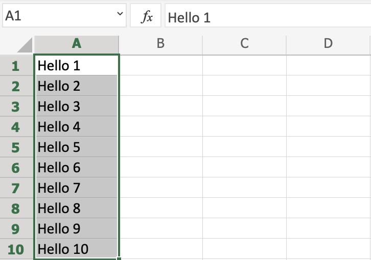 Combining Words and Letters in Excel