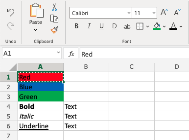 Format Painter in Excel