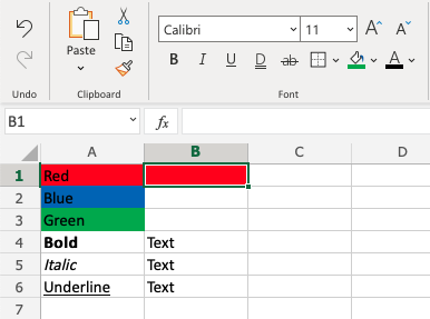 Format Painter in Excel