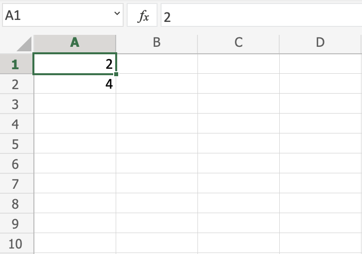 Formulas in Excel