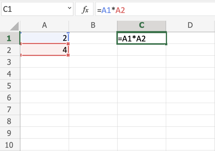 Formulas in Excel