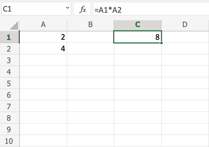 Formulas in Excel