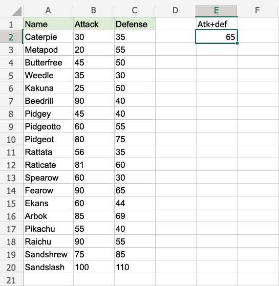 Excel Double-Click to Fill